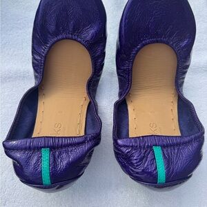 NIB Tieks Purple Diamond brand new with box and topper!